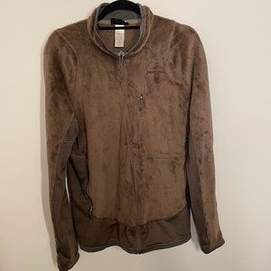 Patagonia Men's Lightweight Soft Velvety Zip-up Fleece Sz L